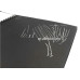 Альбом для эскизов и зарисовок на спирали, черные листы, А3, 60 листов