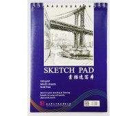 Альбом для ескізів на спіралі А-4 SKETCH PAD, 160 г / м, 35 аркушів