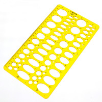 Лінійка шаблон для креслення Елліпс 15х27 см KJ012