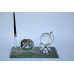 Мраморный настольный набор Глобус, часы и ручка, Penstand 8119
