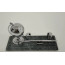 Мраморный настольный набор Хромированный глобус-часы, подставка для визитной карты и ручка, Penstand 8178