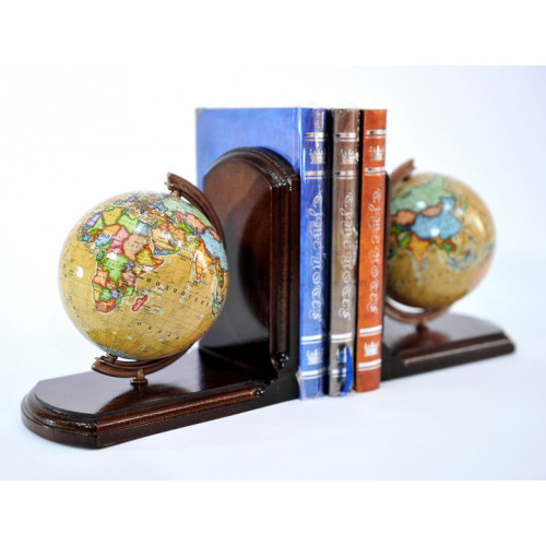 Глобус Ретро Glowala 110 мм деревянная подставка для книг