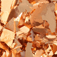 Цветные хлопья из фольги, Розовые/Золото, 100 мл, Pentart (40100PE)