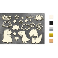 Набор чипбордов Dyno and co №1 Молочный