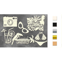 Набір чіпбордів Tropical paradise Золото