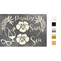 Набор чипбордов Tropical paradise 1 Дерево