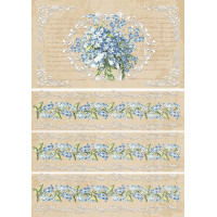 Декупажная карта №0086, 21 см x 29,7 см