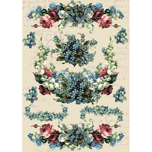 Декупажная карта №0169, 21 см x 29,7 см