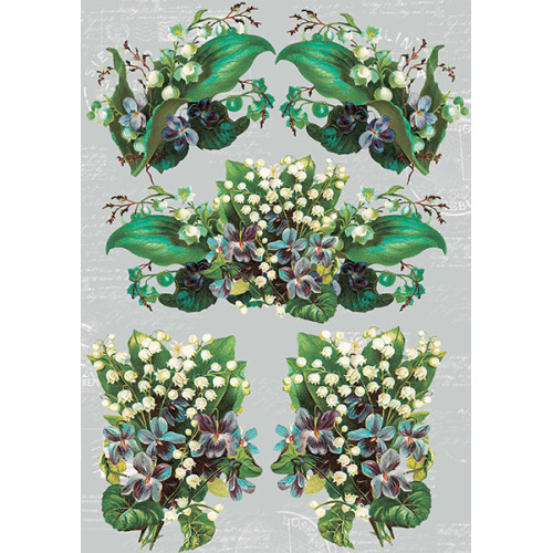 Декупажная карта №0166, 21 см x 29,7 см