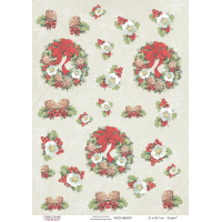 Декупажная карта №0297, 21 см x 29,7 см