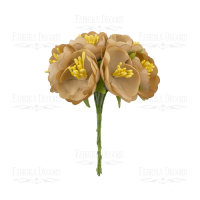 Квіти жасмину Бежеві 6 шт