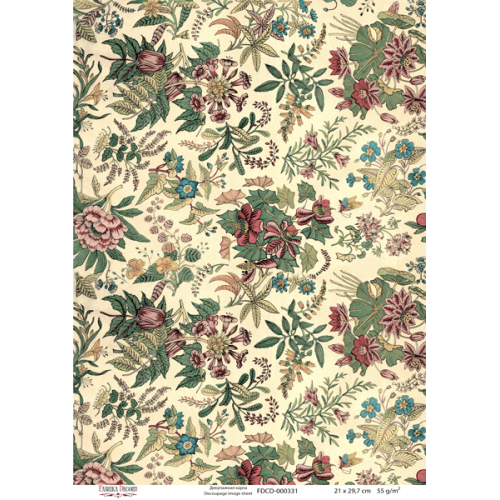 Декупажная карта №0331, 21 см x 29,7 см