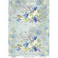 Декупажная карта №0338, 21 см x 29,7 см