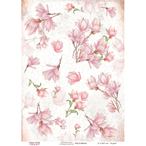 Декупажная карта №0341, 21 см x 29,7 см