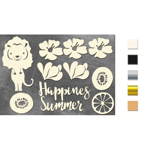 Набор чипбордов Summer holiday 1 Черный