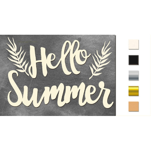 Набор чипбордов Hello summer Черный