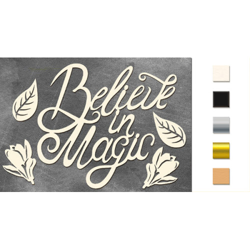 Набор чипбордов Believe in Magic Черный