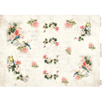 Декупажная карта №044, 29,7x42 см