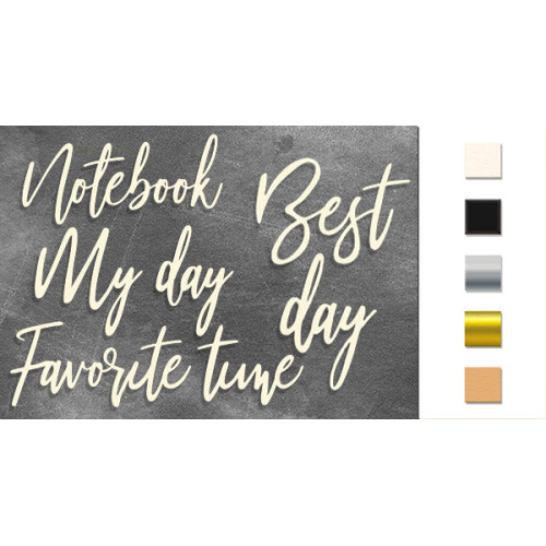 Набор чипбордов Favorite day Молочный