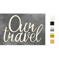 Набор чипбордов Our travel Молочный