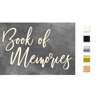 Набір чіпбордів Book of memories Срібний