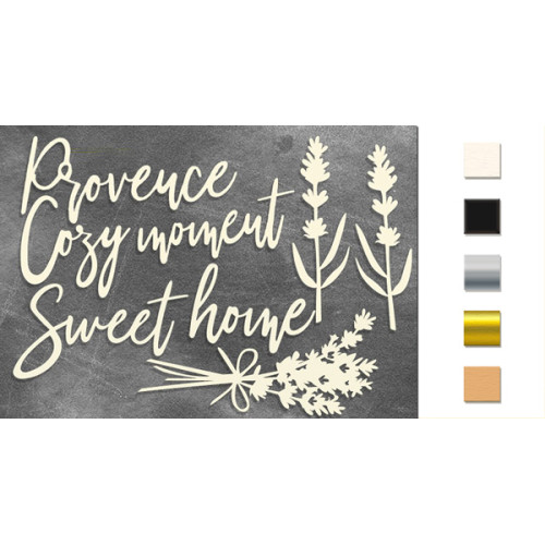 Набор чипбордов Lavender Provence 3 Золото