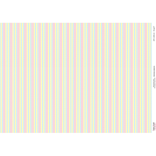 Декупажна картка №0235, 29,7x42 см