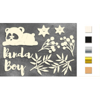 Набір чіпбордів My little panda boy Дерево