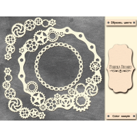 Мегачіпборд Рамка - стімпанк 2 30x30 см №046