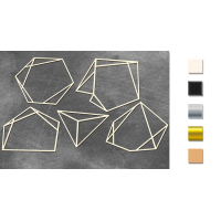 Набор чипбордов Геометрия №369 Молочный Набор чипбордов Геометрия №369 Молочный