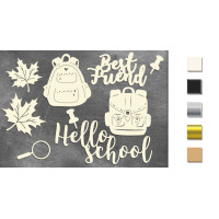 Набор чипбордов Привет школа №467 Дерево