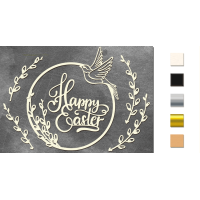 Набор чипбордов Happy Easter 1 10х15 см №496 Черный