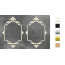 Набор чипбордов Фигурные рамки с вензелями 10х15 см №516 Серебряный