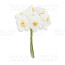 Набір квітів сакури білі, 6 шт