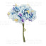 Набір квітів сакури блакитний з фіолетовим, 6 шт
