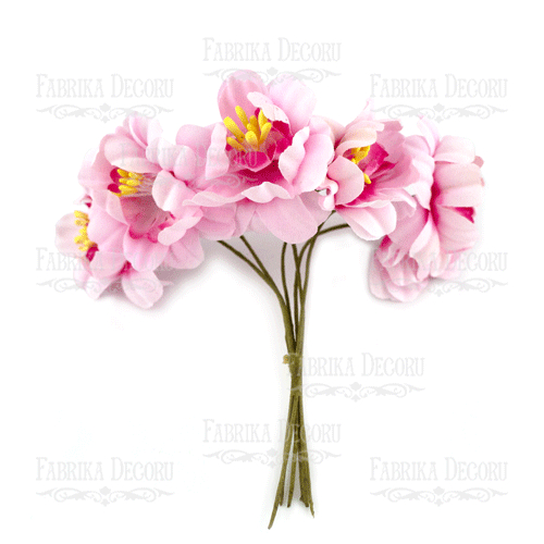 Набор цветов сакуры макси розовые, 6 шт