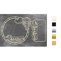 Набор чипбордов Рамки детские 10х15 см №538 Молочный