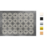 Набор чипбордов Орнамент 10х15 см №540 Золото