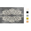 Набір чіпбордів Квіткові бордюри 10х15 см №549 Срібний