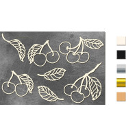 Набор чипбордов Summer botanical diary 10х15 см №687 Черный