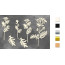 Набор чипбордов Summer botanical diary 10х15 см №690 Серебряный