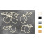 Набор чипбордов Summer botanical diary 10х15 см №693 Серебряный