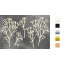 Набір чіпбордів Summer botanical diary 10х15 см №694 Золото