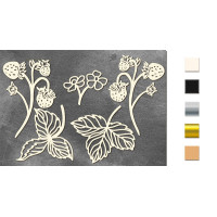 Набір чіпбордів Summer botanical diary 10х15 см №695 Молочний