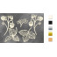 Набор чипбордов Summer botanical diary 10х15 см №695 Золото