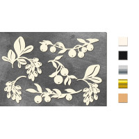 Набір чіпбордів Summer botanical diary 10х15 см №698 Чорний