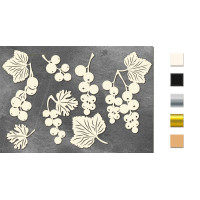 Набір чіпбордів Summer botanical diary 10х15 см №700 Золото