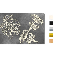Набор чипбордов Summer botanical diary 10х15 см №704 Дерево