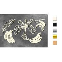 Набор чипбордов Botany exotic 10х15 см №714 Молочный