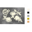 Набор чипбордов Botany exotic 10х15 см №716 Серебряный